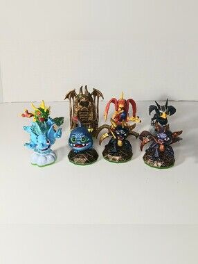 Skylanders Green Base Figure Lot Of 8 – Spyro's Adventure Series 1 2011